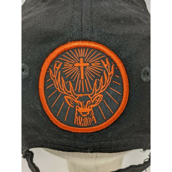 Jagermeister Slideback Hat Cap 3D Embroidered Spell Out Front & Embroidered Logo - Picture 8 of 12